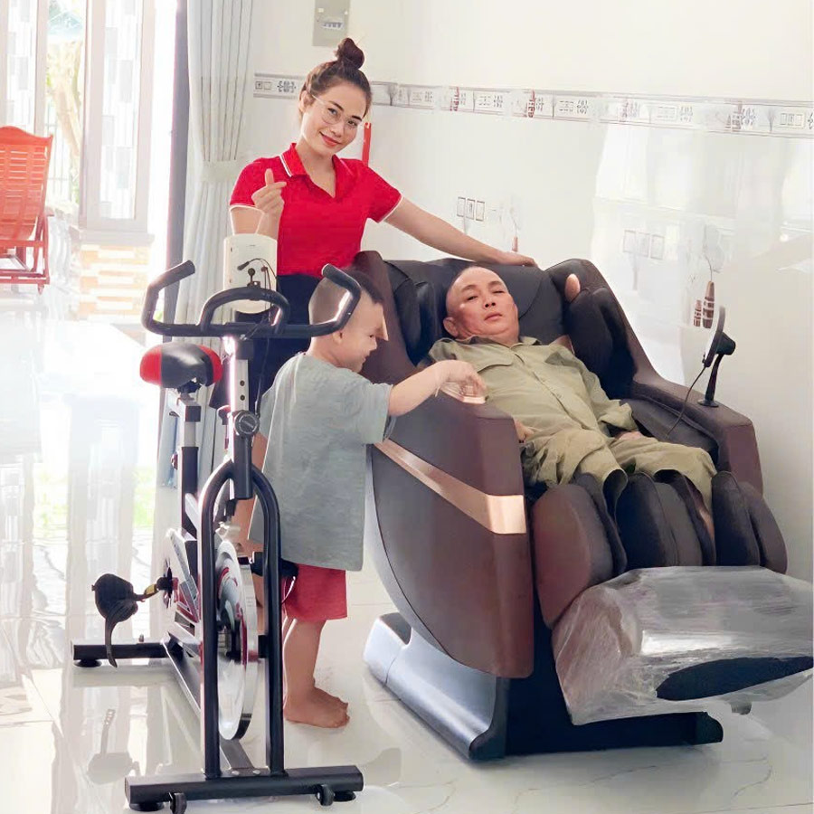 Ghế Massage Lifesport LS-288 – Món Quà Con Gái Tặng Chú Huệ Ở Nha Trang