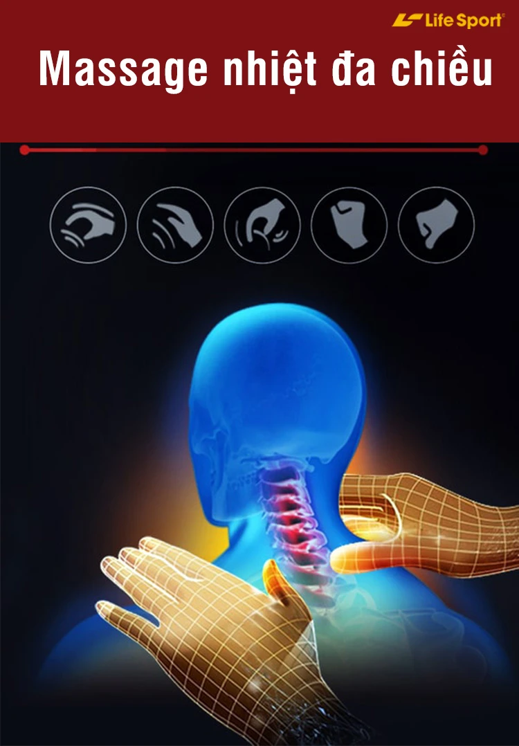 Giao Ghế Massage Lifesport LS-2200 Cho Anh Chiến Tại Hà Nội