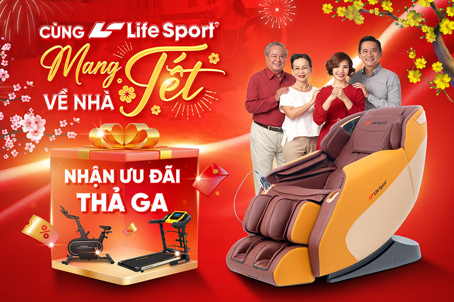Cùng Lifesport Mang Qùa Tết Về Nhà - Nhận Ưu Đãi Thả Ga