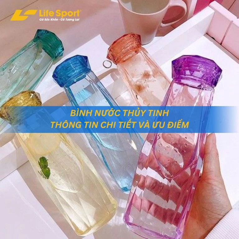 Bình nước thủy tinh