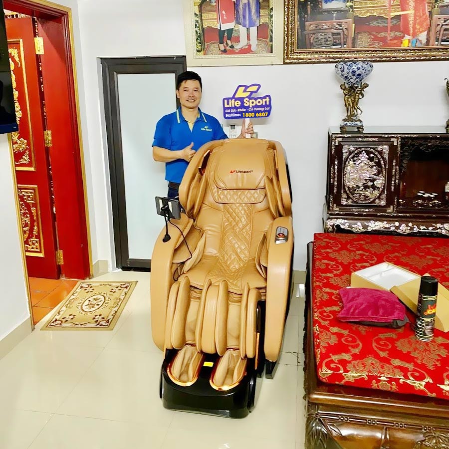 Giao Ghế Massage Lifesport LS-799 Cho Anh Tân Ở Hải Dương 