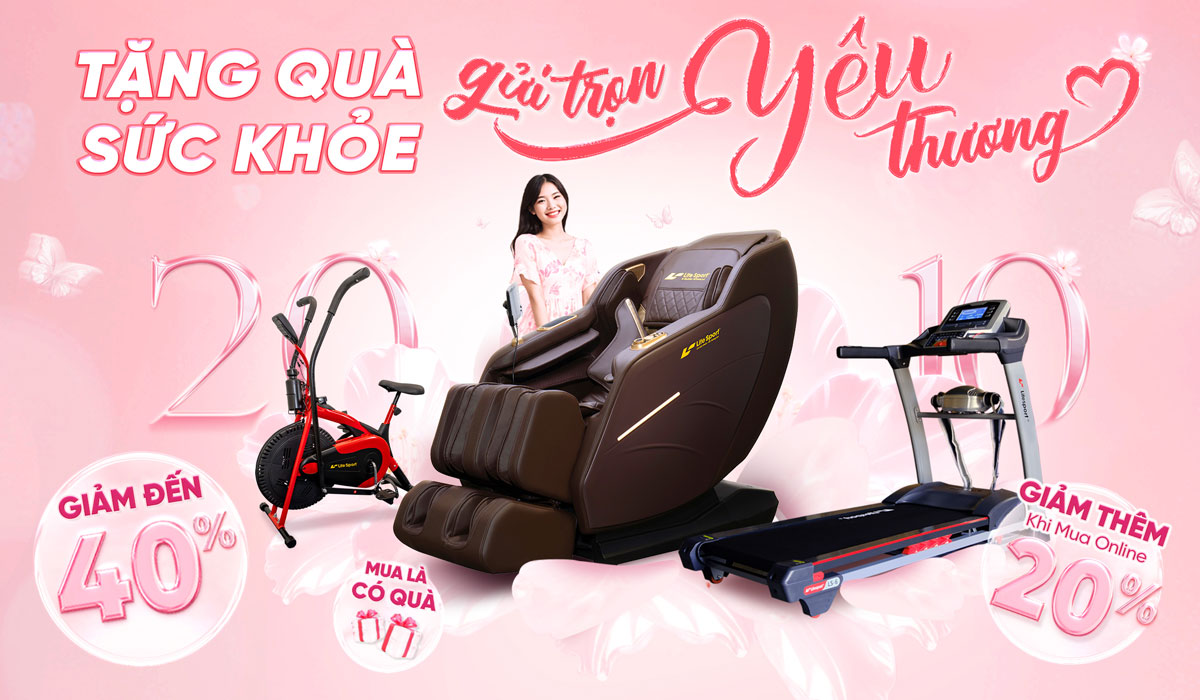20/10 - Cùng Lifesport Tặng Quà Sức Khỏe – Gửi Trọn Yêu Thương