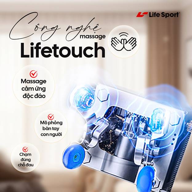 &Ocirc;ng tổ ng&agrave;nh ghế massage tại Việt Nam ti&ecirc;n phong ứng dụng c&ocirc;ng nghệ Lifetouch